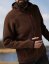 Mikina s kapucí TEDDY Geoff Anderson - hnědá - Velikost: M