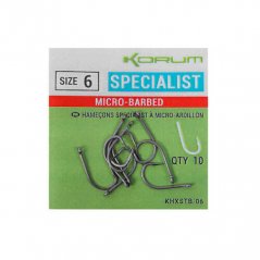 Korum Xpert Specialist Micro Barbed Hooks