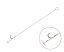 Feeder kötött horog Delphin Proxi 8 Quickstop / 6db - Méret: 8cm / 0,10mm / B-LESS #6