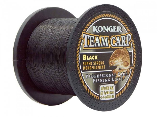 Konger Team Carp Black 1000m - Varianta: 0,25mm/8,00kg