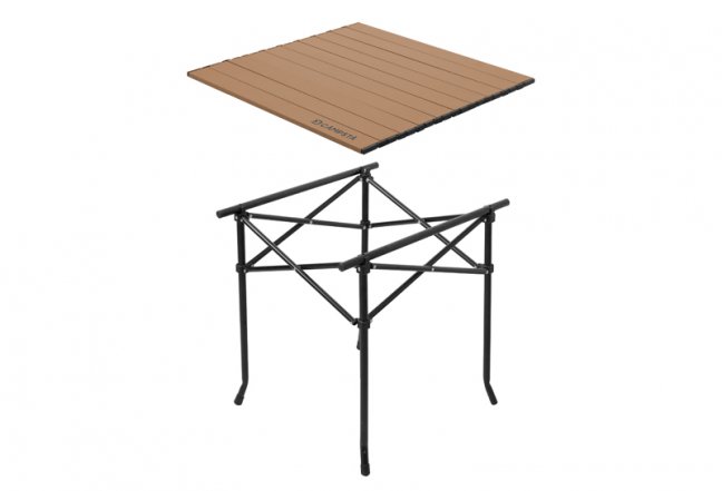 Összecsukható asztal Delphin CAMPSTA - Méret: 60x60x60cm