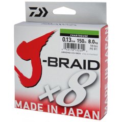 DAIWA J-BRAID X8 chartreuse 150m
