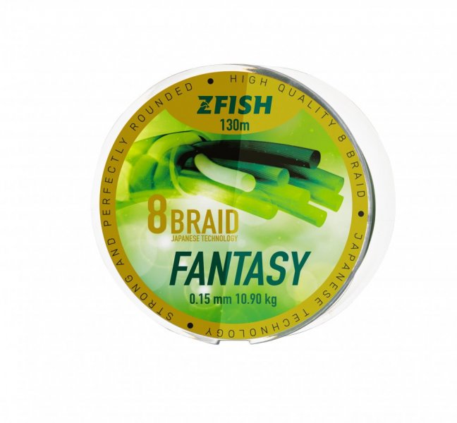 Zfish Šnůra Fantasy 8-Braid 130m - Průměr: 0,08mm