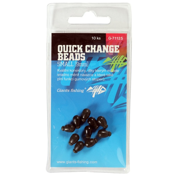 Gyorscsatlakozó Quick Change Beads Small 9mm, 10db