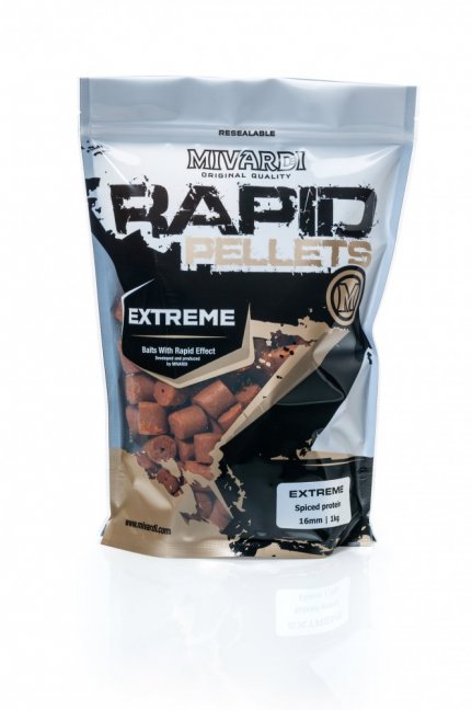 Mivardi Pelety Rapid Extreme - Spiced Protein 1kg - Varianta: 16mm