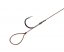 Feeder kötött horog Delphin Proxi 8 Loop / 6db - Méret: 8cm / 0,10mm / BARB #8