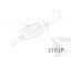 Plandavka Delphin STRIP - Rozměr: 2g WAMP Hook #8