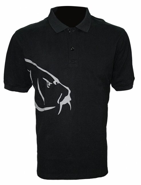 Zfish Tričko Carp Polo T-Shirt Black - Veľkosť: L