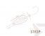 Plandavka Delphin STRIP - Rozmer: 2g WAMP Hook #8