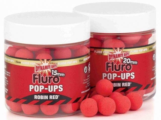 Dynamite Baits Pop-Ups Fluro Robin Red