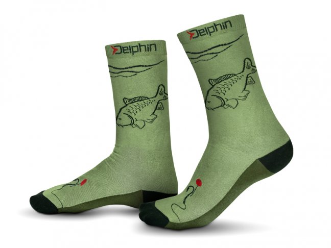 Ponožky Delphin CARP - Rozmer: veľ. 41-46