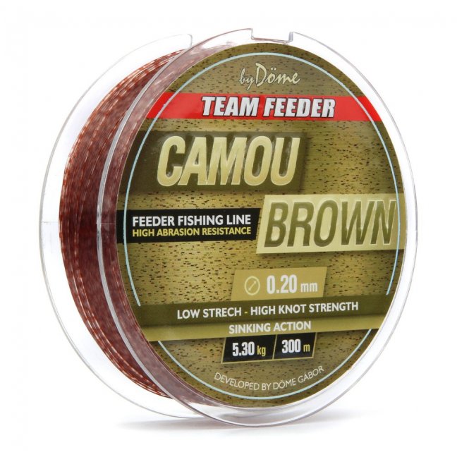 By Döme Team Feeder Camou Brown 300m