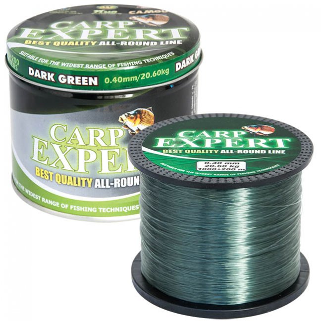 Zsinór Carp Expert Dark Green 1200m - Típus: 0,27mm 9,8kg