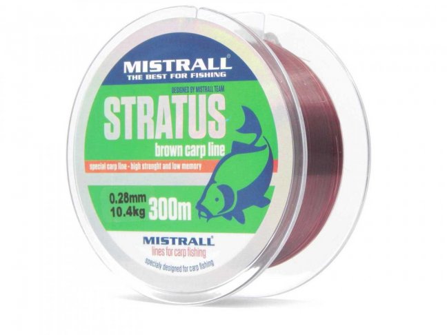 Mistrall Stratus Carp brown 300m - Varianta: 0,25mm/7,70kg
