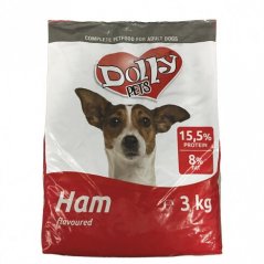Dolly Dog suché krmivo pro psa - Šunka 3kg