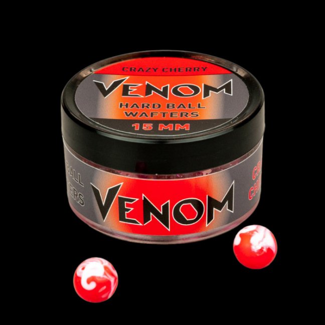 Feedermánia Venom Hard Ball Wafters 15mm Crazy Cherry