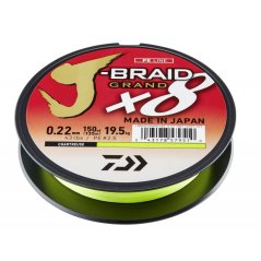 DAIWA J-BRAID GRAND X8 chartreuse 135m