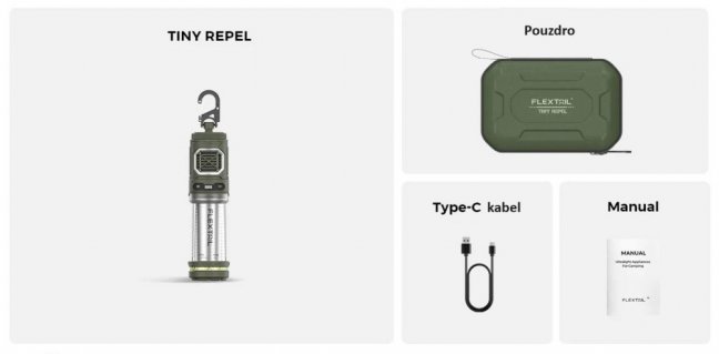 FlexTail Repelent Tiny Repel 3-in-1