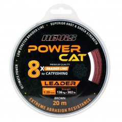 NEVIS Powercat Braid Leader X8 20m