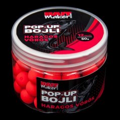 BAIT MAKER Pop Up Boilies 12mm Angry Red 50g