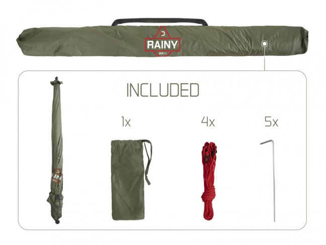 Deštník Delphin RAINY 250cm/zelená