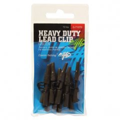 Nagy teherbírású ólomklipsz, Heavy Duty Lead Clip Green, 10db