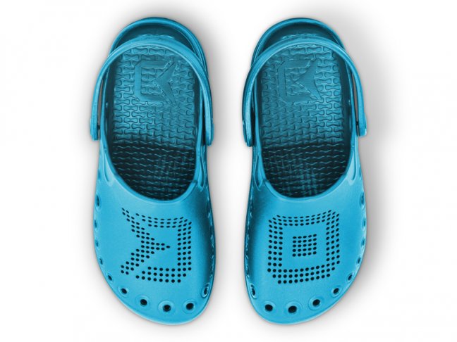 Pantofle Delphin OCTO / azurově modré - Rozměr: 37