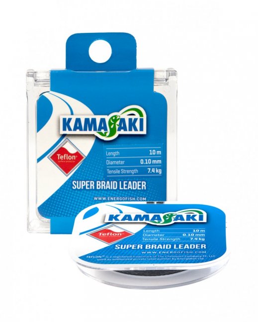 Kamasaki návazcová šňůra Super Braid Leader 10m - Varianta: 0,10mm 7,4kg