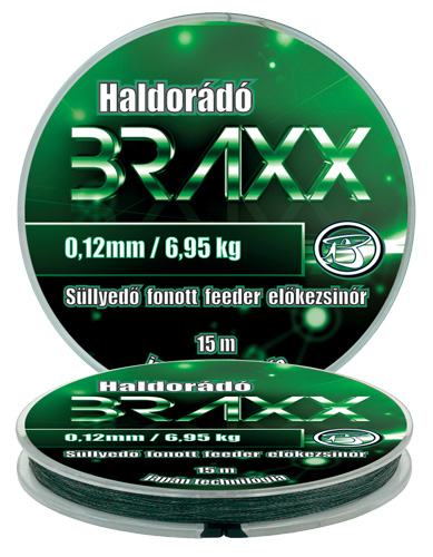 Haldorádó Braxx Pro - Fonott feeder előkezsinór - Típus: 0,04mm