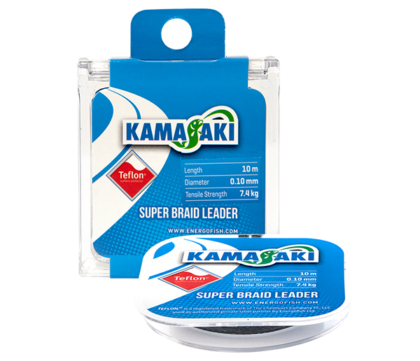 Kamasaki nadväzcová šnúra Super Braid Leader 10m - Varianta: 0,10mm 7,4kg