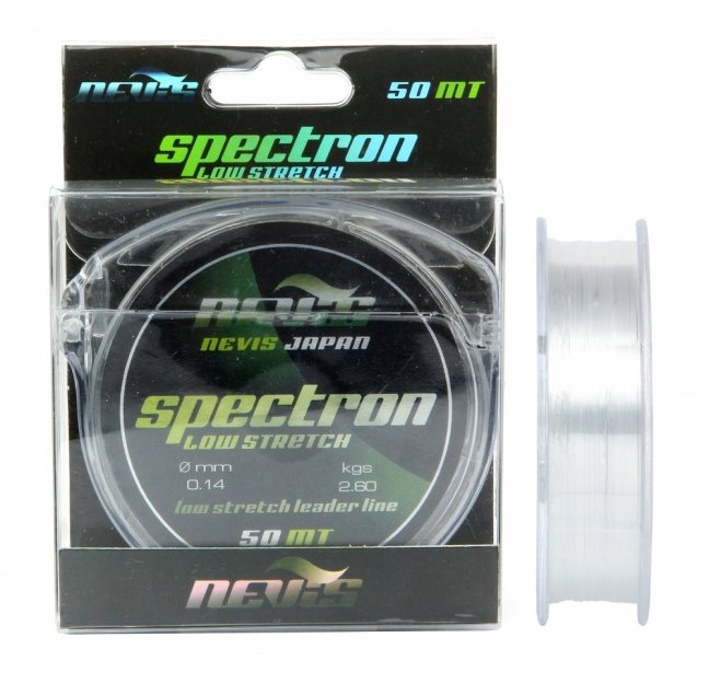 NEVIS Spectron 50m - transparentný - Veľkosť: 0.10mm/1,40 kg