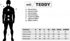 Mikina s kapucňou TEDDY Geoff Anderson - hnedá