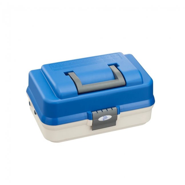 Plastica Panaro rybársky kufrík 143/ 2-patrový bielo-modrý