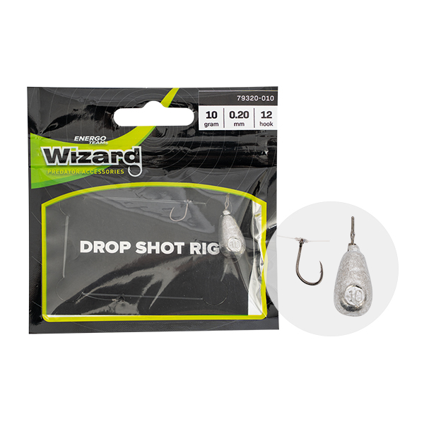 Wizard Dropshot Leader - předmontovaná Dropshot struktura - Velikost: 12 / 10g - 0,20mm