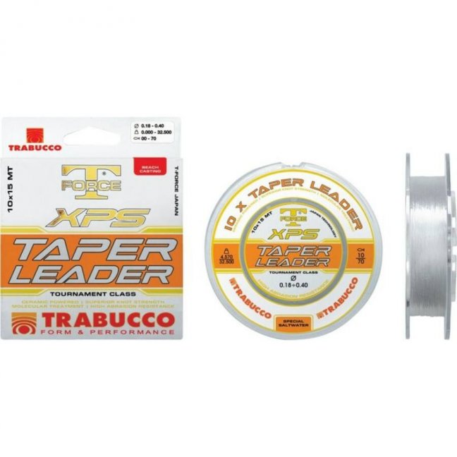 Trabucco T-FORCE XPS Taper Leader 10x15m - Velikost: 0.20-0.50mm/5.42-32.50kg