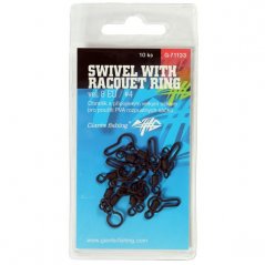 Forgó, gyűrűvel Swivel with Racquet ring, UK.4 (veľ.8 EU)/10ks