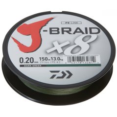 DAIWA J-BRAID X8 zöld 150m