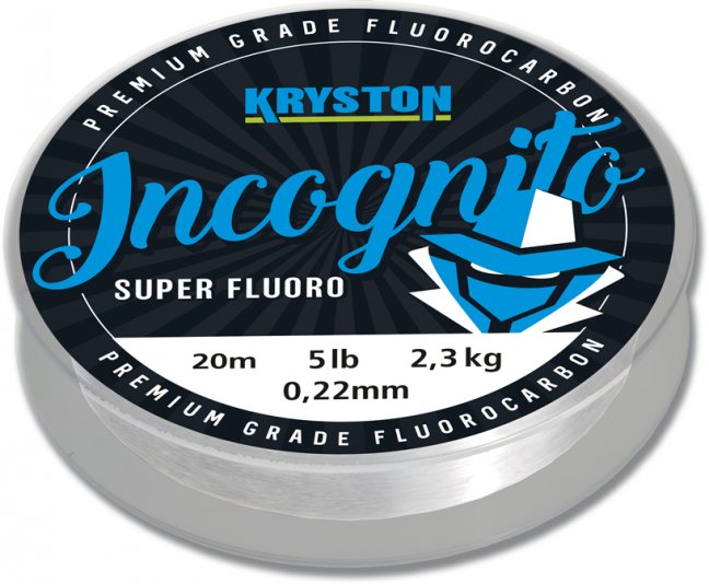 KRYSTON Incognito Flurocarbon Clear 20m - Veľkosť: 11 lb (5,0 kg)