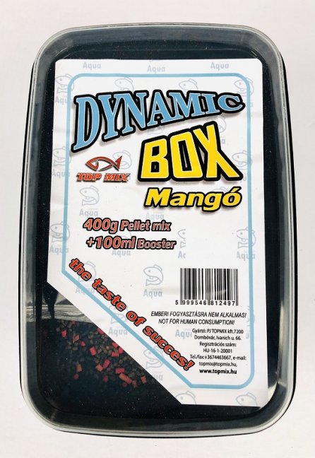 Top Mix Dynamic Pellet Box 400g + 100ml booster - Típus: Fokhagyma - Vajsav
