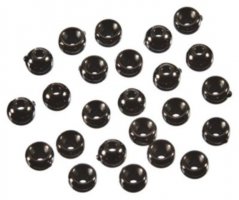 Fekete gyöngyök - Beads Black 2,8 mm / 100 db
