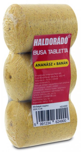 Haldorádó Tolstolobik tablety - Ananas-banán