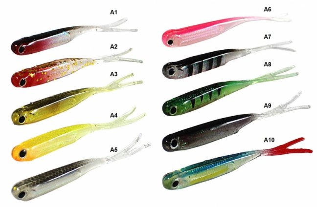 Zfish Swallow Tail 7,5cm - 5ks - Varianta: A1