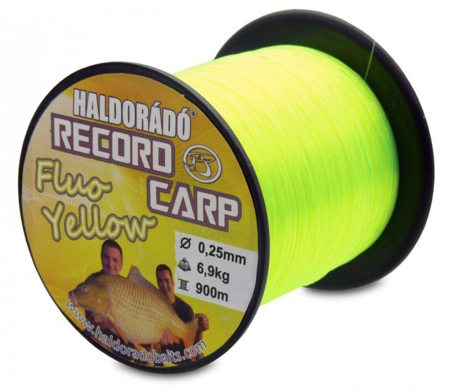 Haldorádó Record Carp Fluo Yellow 750m/900m - Varianta: 0,20 mm / 900 m / 5,0 kg