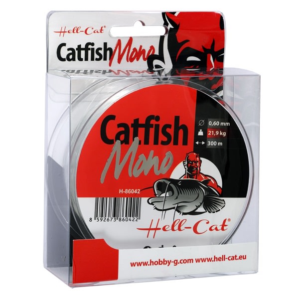Vlasec Hell-Cat Catfish Mono Clear 300m - Varianta: 0,50mm, 15,3kg