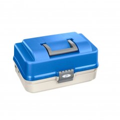 Plastica Panaro rybársky kufrík 149/ 3-patrový bielo-modrý