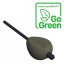 Carp Expert Olovo Inline Flat Farbené -go Green- - Varianta: 40G