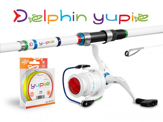 Dětský rybářský set Delphin YUPIE ‎ - Rozměr: 180cm + 3T + 0,22mm