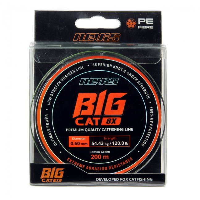 NEVIS Big Cat pletená šnúra 200m - Veľkosť: 0,50mm