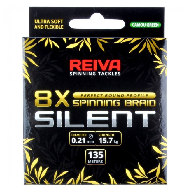 REIVA Silent 135m Camou Green - Velikost: 0.08mm/5,20kg