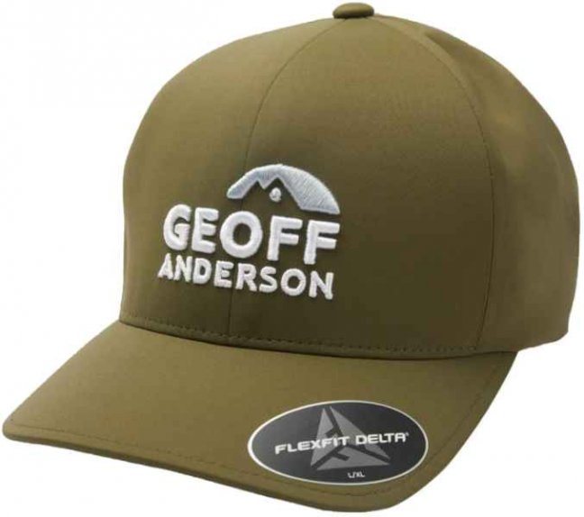 Šiltovka Geoff Anderson Flexfit Delta zelená 3D logo - Velikost: L/XL